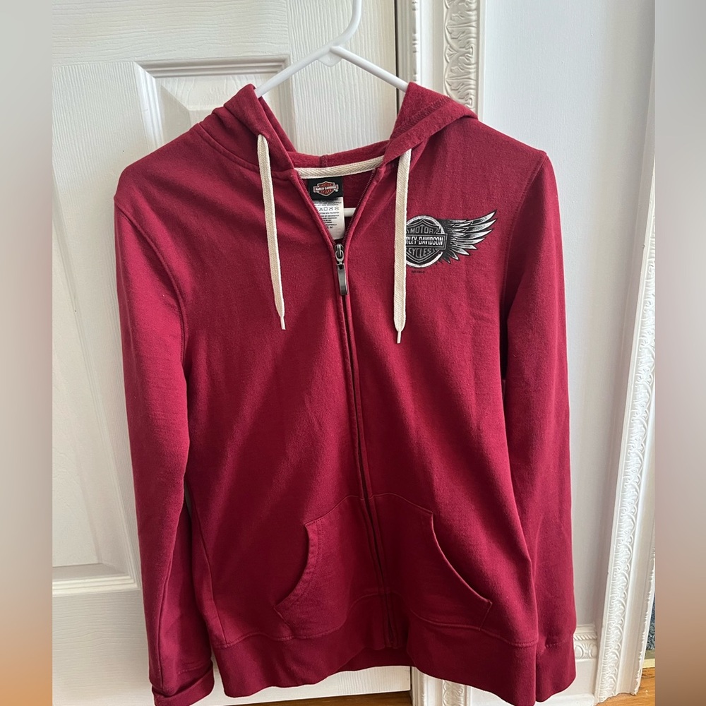 Harley Davidson zip up - size medium